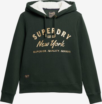 Superdry Sweatshirt in Green: front