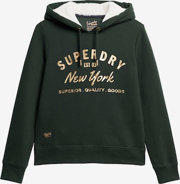 Superdry Sweatshirt in Green: front