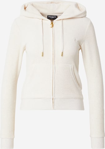 Juicy Couture Кофта на молнии 'ROBERTSON' в Бежевый: спереди