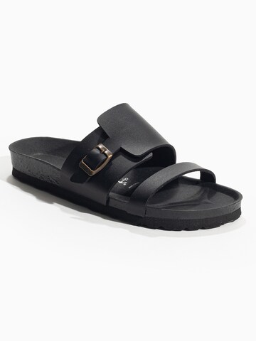 Mule 'HOCKNEY' Bayton en noir