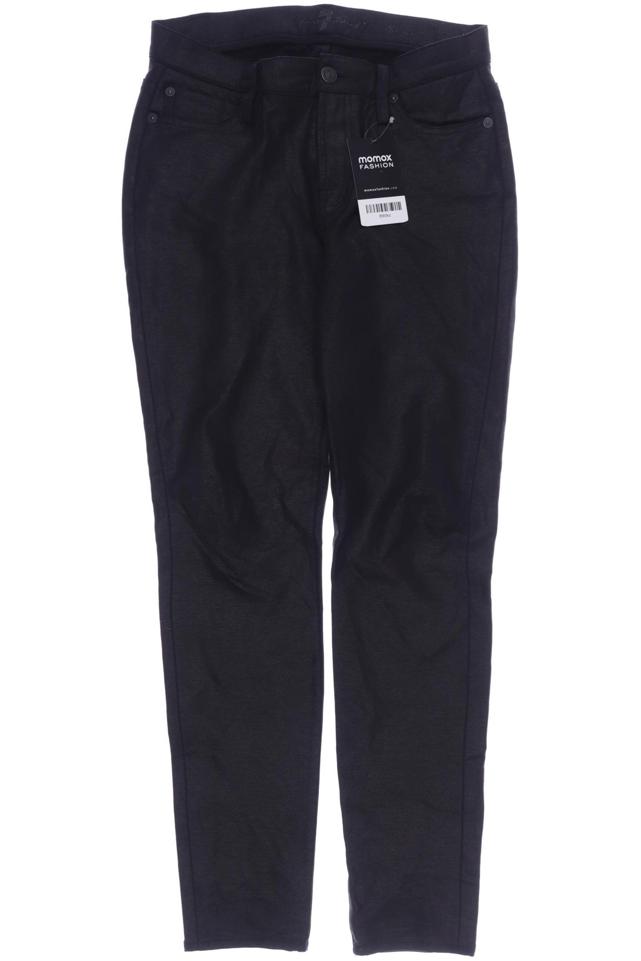 7 for all mankind Stoffhose S in Schwarz: Vorderseite
