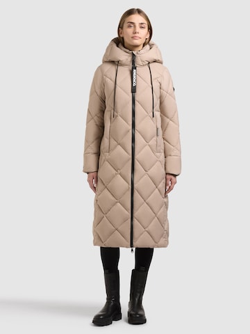 khujo Pitkä talvitakki 'Cilia2' värissä beige
