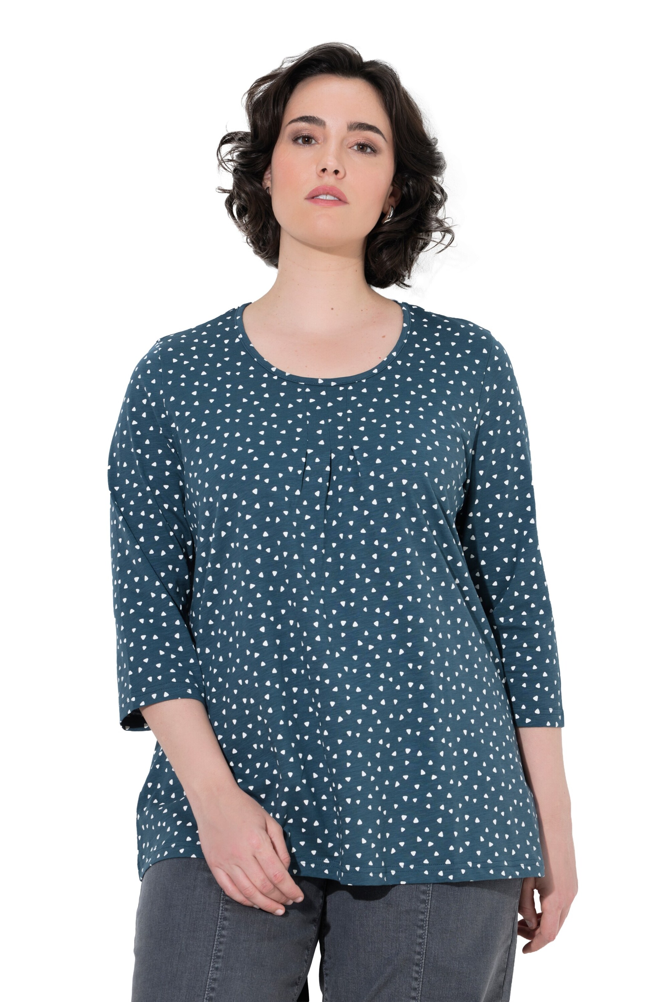 Ulla Popken Shirt in Grün: Vorderseite