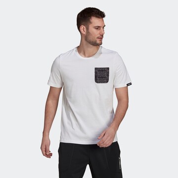 ADIDAS TERREX Performance Shirt in White: front