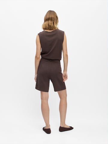 Regular Pantalon à pince 'OBJSANNE' OBJECT en marron