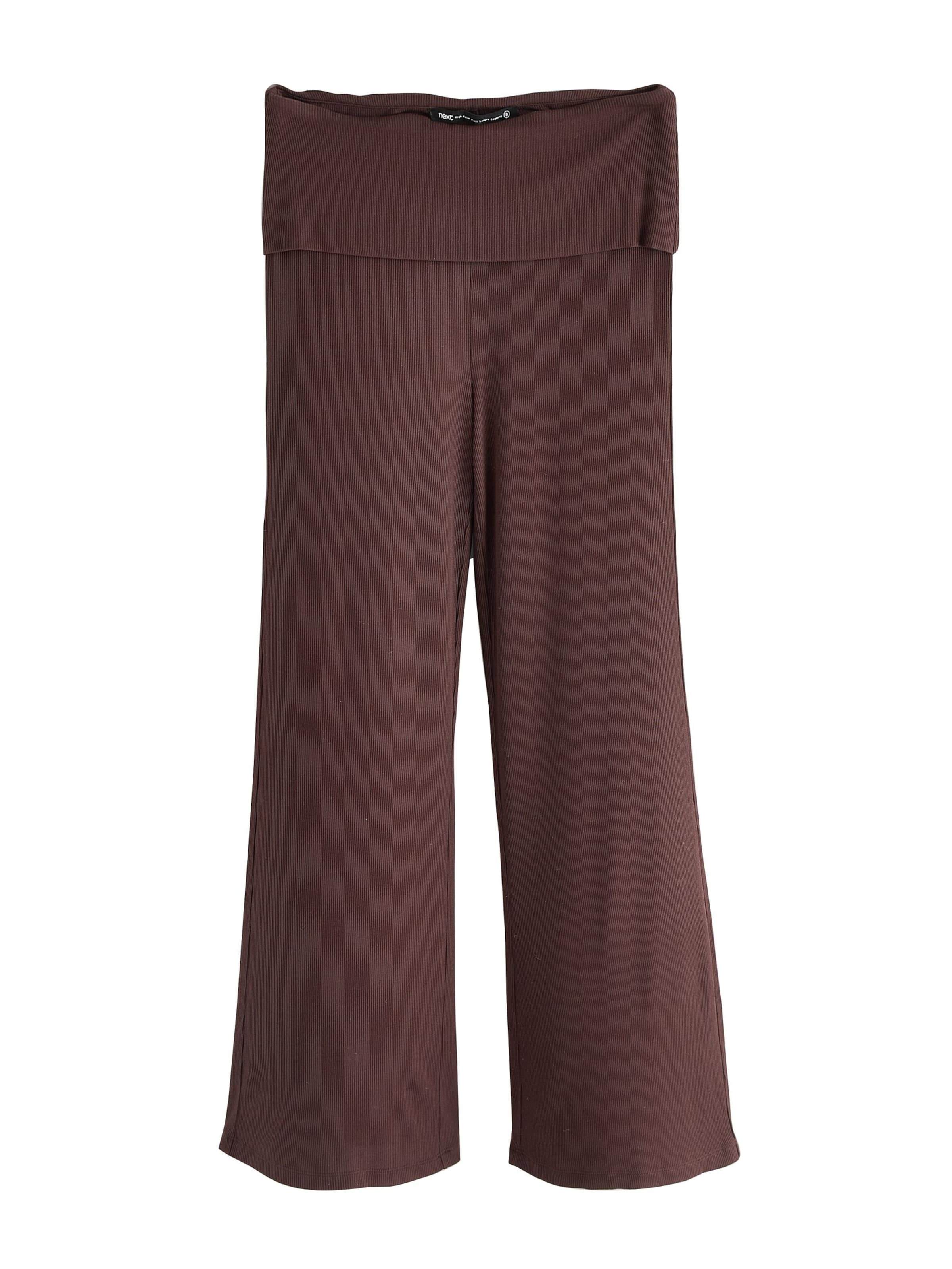 Next Laiad sääred Püksid, värv pruun: eest vaates