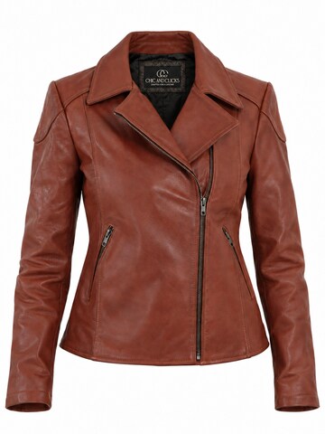 Chic and Clicks - Chaqueta de entretiempo 'Muse' en marrón: frente