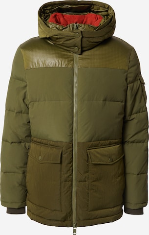 SCOTCH & SODA Winterjas in Groen: voorkant