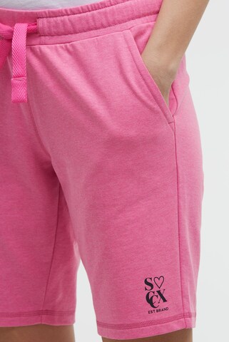 Soccx Regular Pants in Pink
