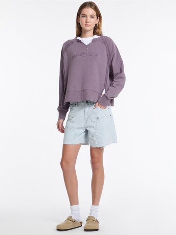 GUESS Sweatshirt in Lila
