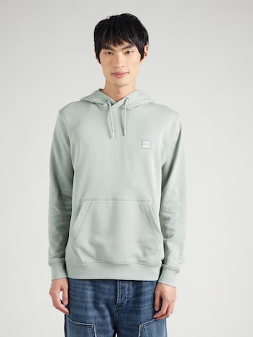BOSSSweater majica 'Wetalk' - zelena boja: prednji dio