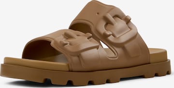 Zoccoletto 'Brutus' di CAMPER in marrone: frontale