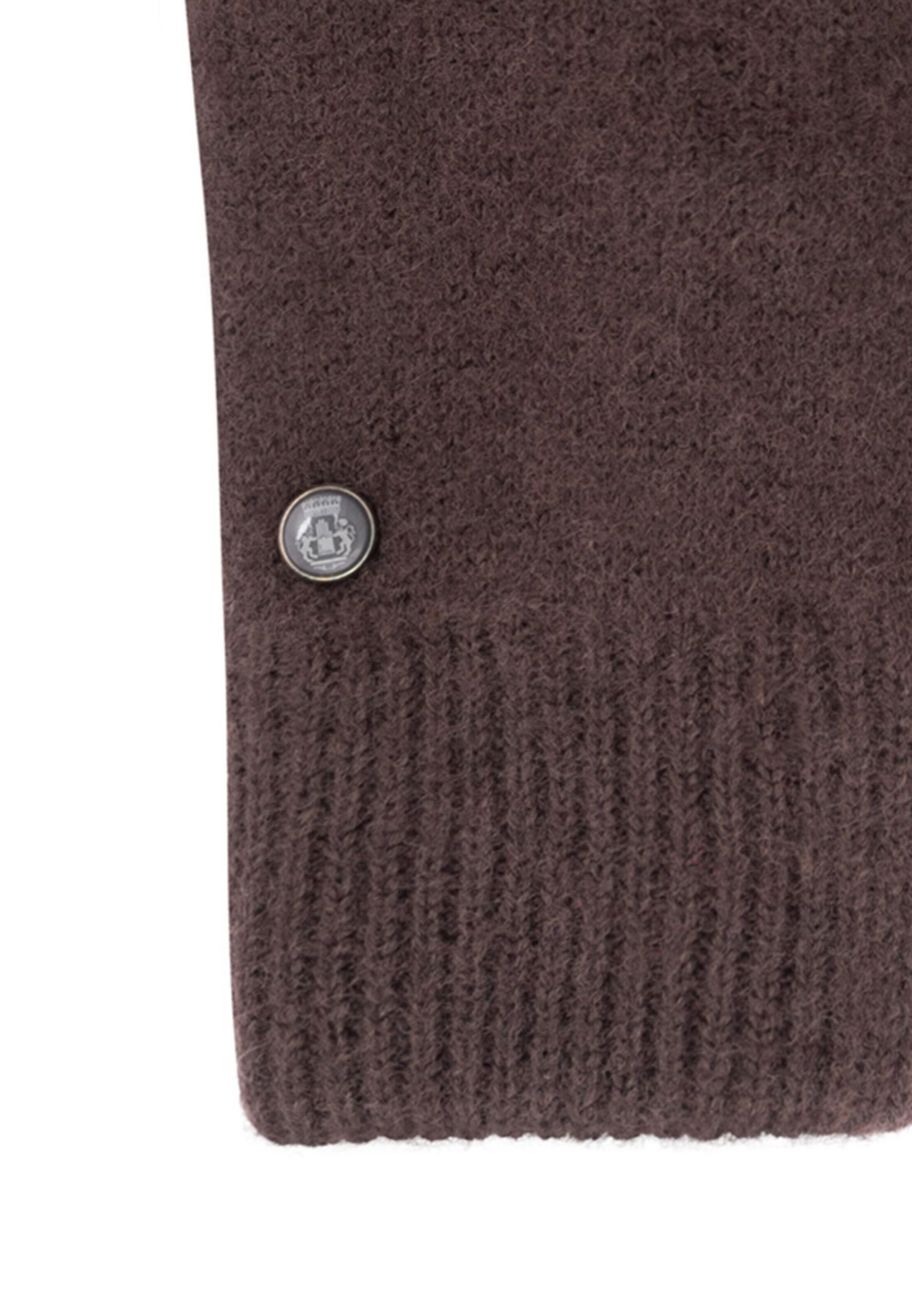 Mezzoguanti 'FELTED WOOL' di Roeckl in marrone