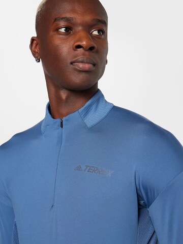 T-Shirt fonctionnel 'Xperior' ADIDAS TERREX en bleu