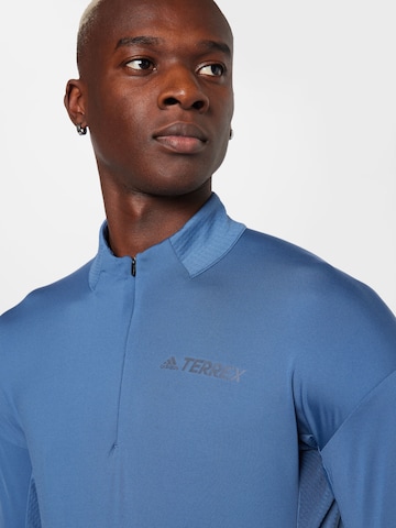 ADIDAS TERREX Functioneel shirt 'Xperior' in Blauw