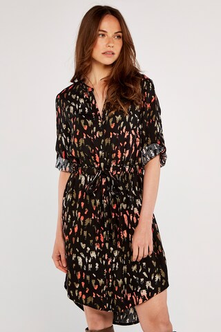 Apricot Kleid in Mischfarben: Vorderseite