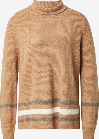 Cartoon Sweater in Brown: front