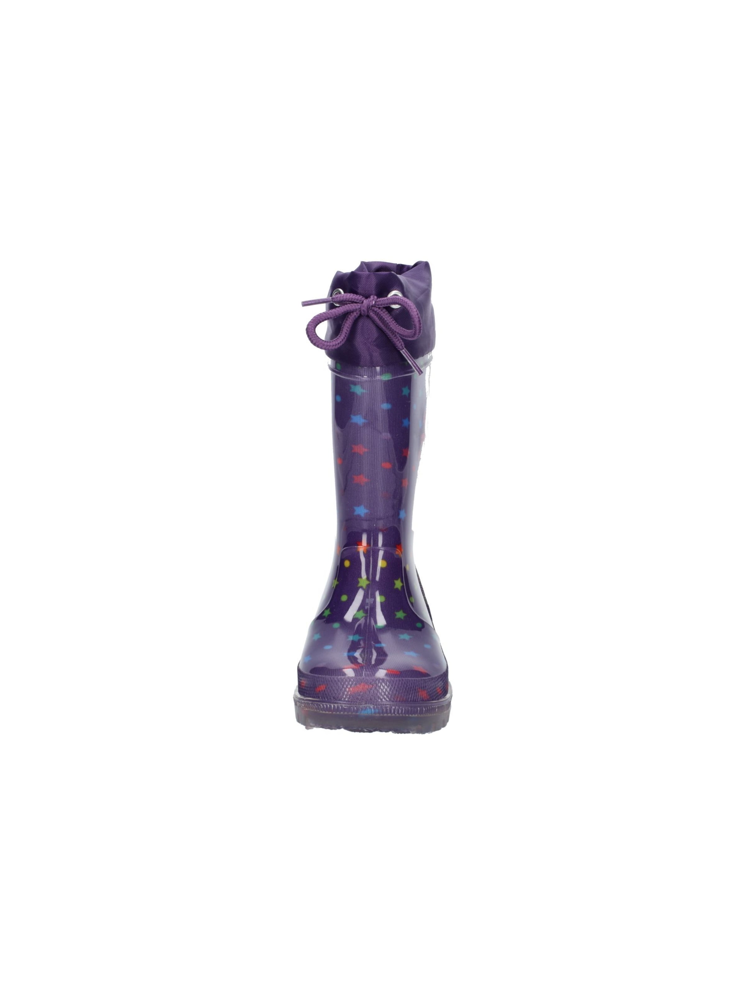 LICO Rubber Boots 'Power Blinky' in Purple
