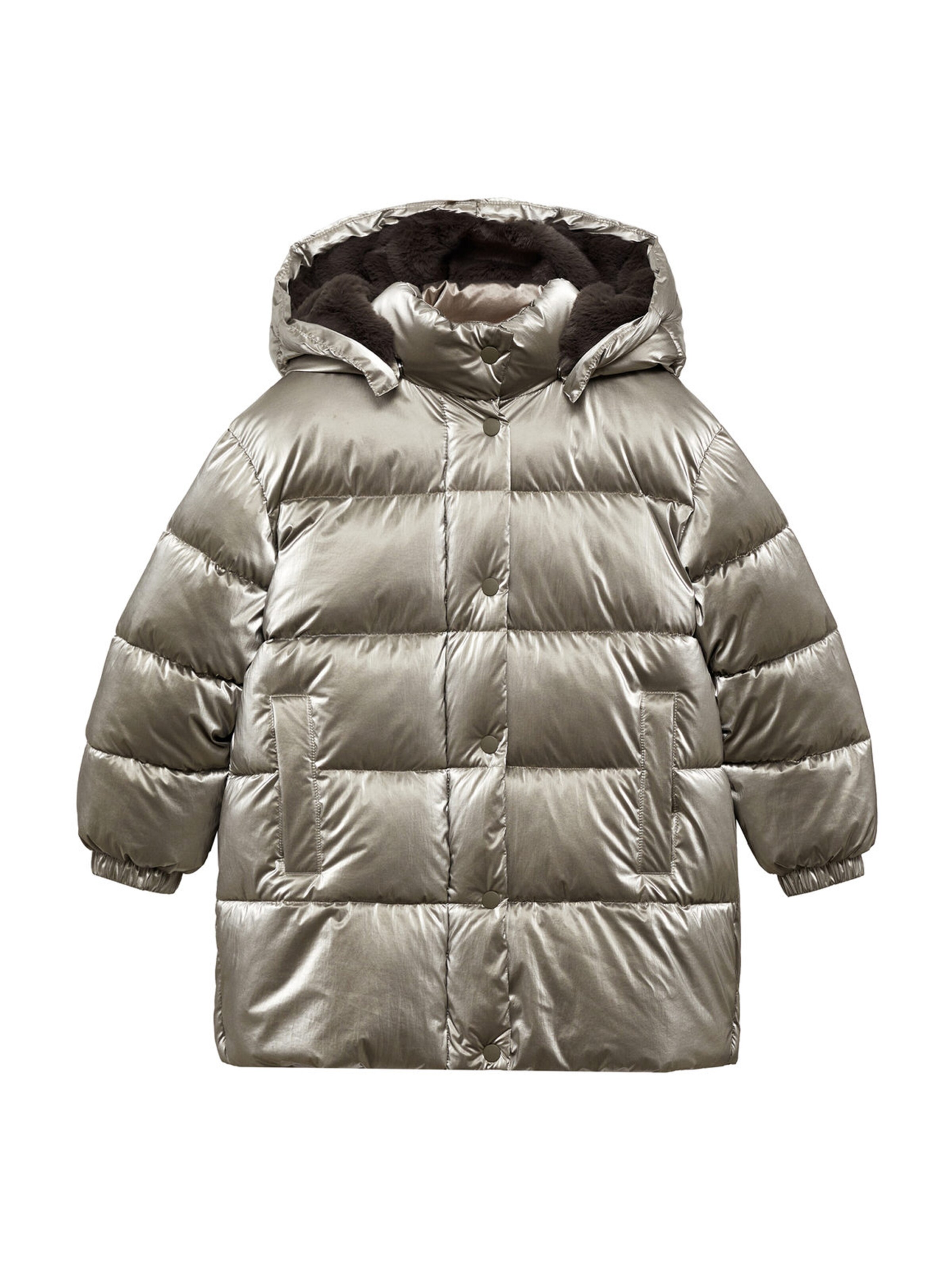 Veste d’hiver 'Marisa' MANGO KIDS en argent : devant