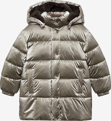 MANGO KIDS Talvitakki 'Marisa' värissä hopea: etupuoli