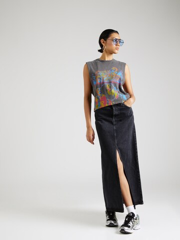 TOPSHOP - Top 'Pink Floyd' em cinzento