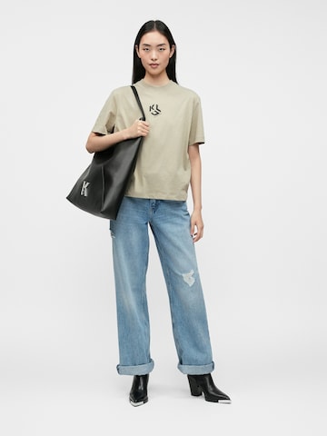 KARL LAGERFELD JEANS Koszulka w kolorze zielony