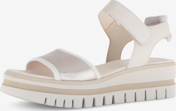 GABOR Sandals in White: front