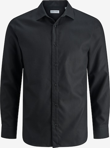 JACK & JONES Hemd in Schwarz: Vorderseite