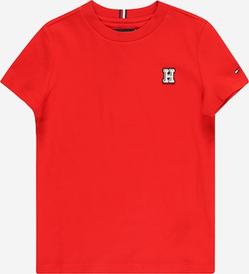 Tricou de la TOMMY HILFIGER pe roșu: față