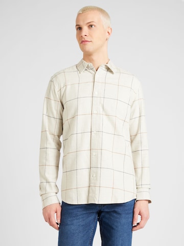 Only & Sons - Ajuste regular Camisa en beige: frente