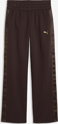 Regular Pantalon de sport PUMA en marron : devant
