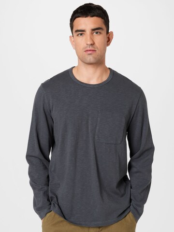 Folk Shirt in Grey: front