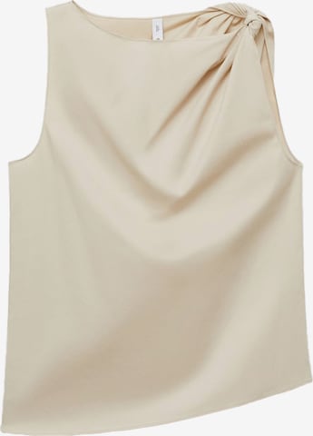 MANGO Toppi 'INDO' värissä beige: etupuoli