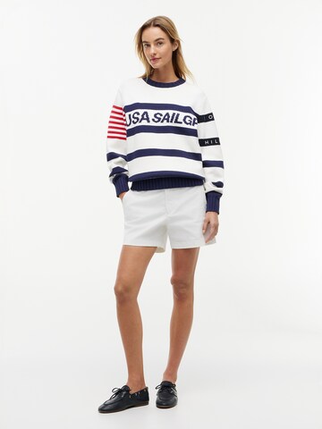 Pull-over 'US SAILGP' TOMMY HILFIGER en blanc