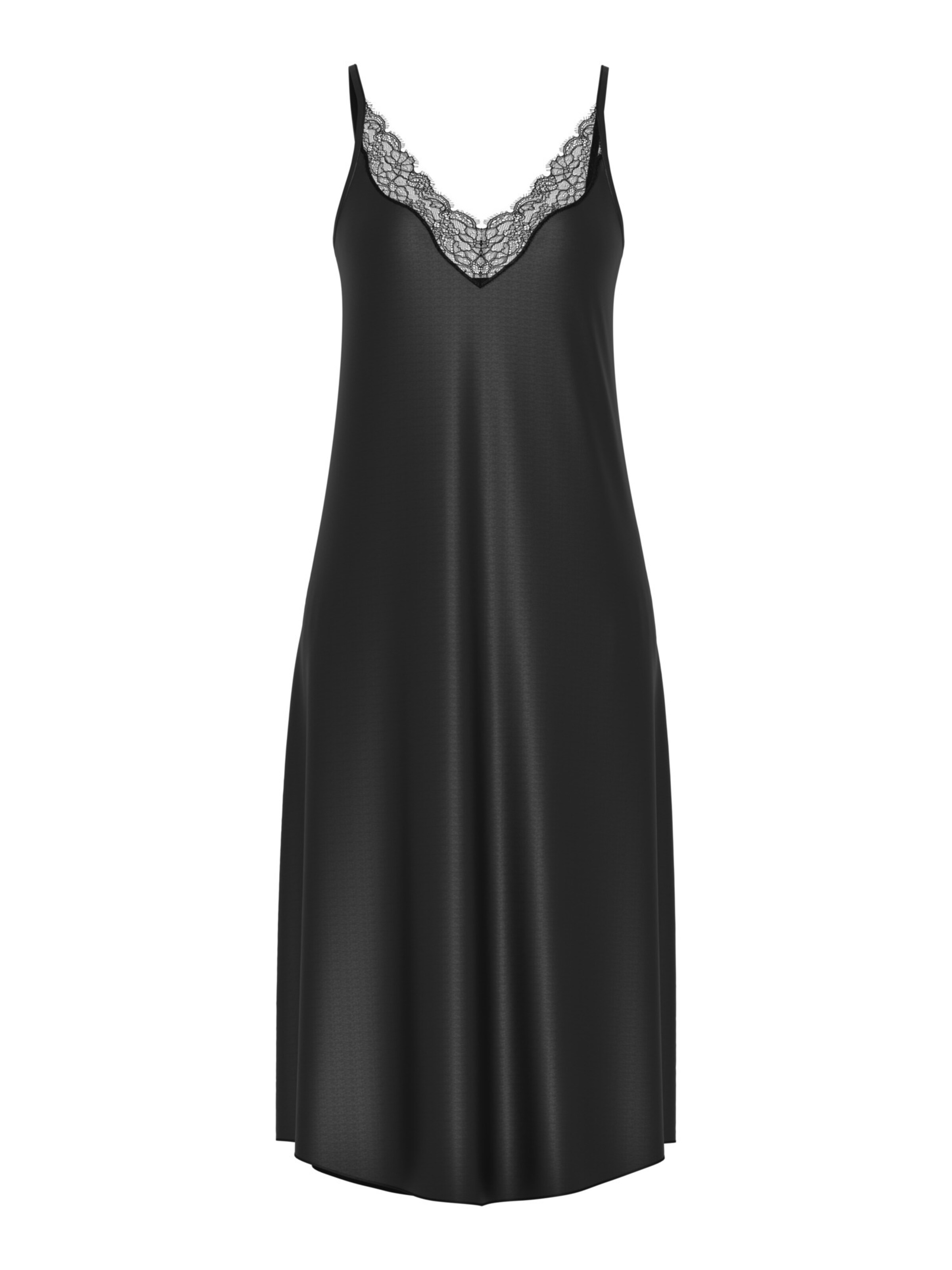 Mey Negligee ' Serie Pure Shine ' in Black: front