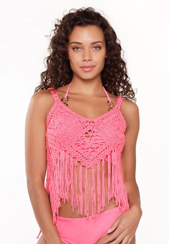 LingaDore Swimsuit Dress in Pink: front