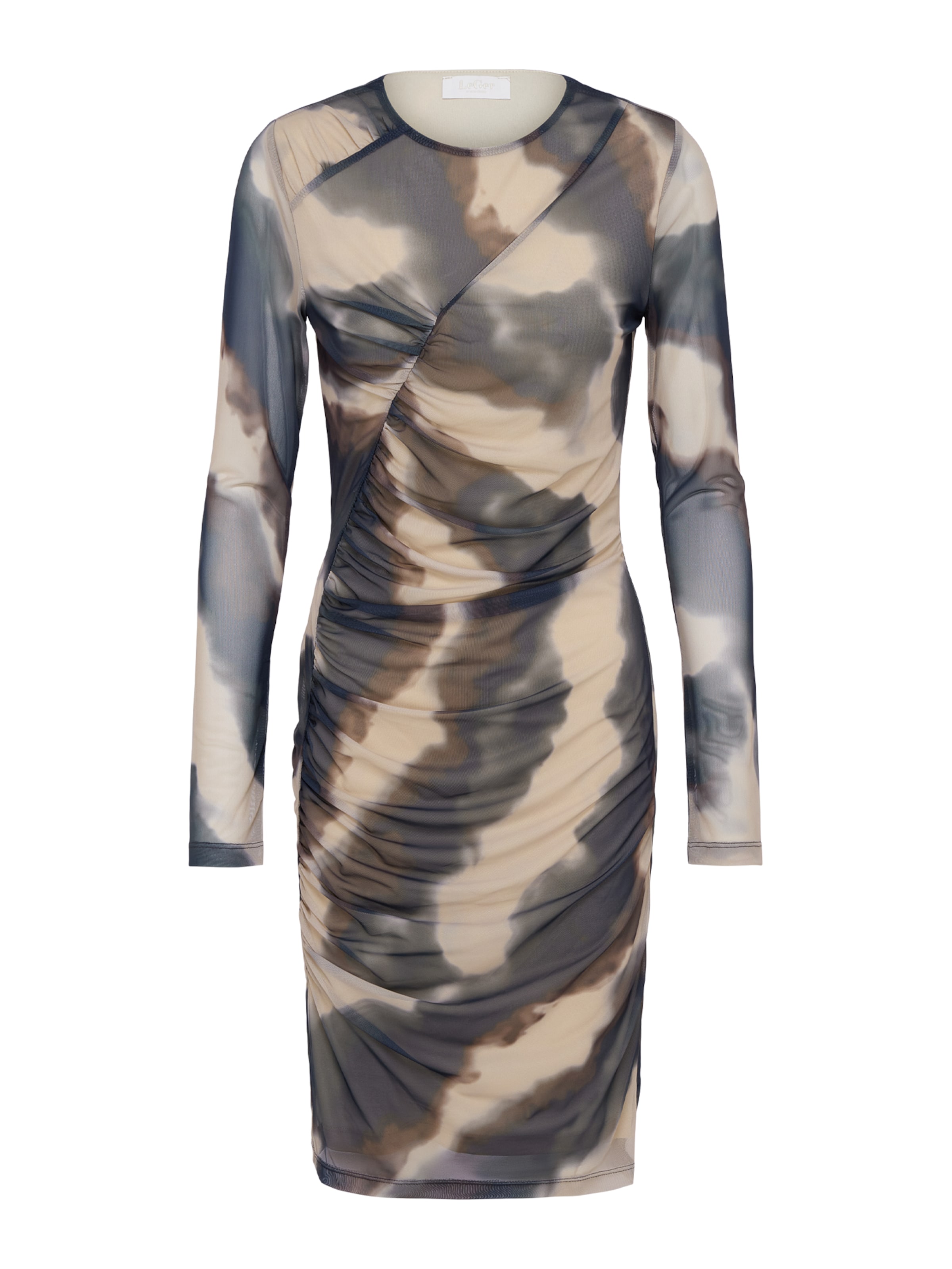 LeGer by Lena Gercke Рокля 'Tamlyn' в светлобежово / кафяво / тъмносиво / черно, Преглед на продукта