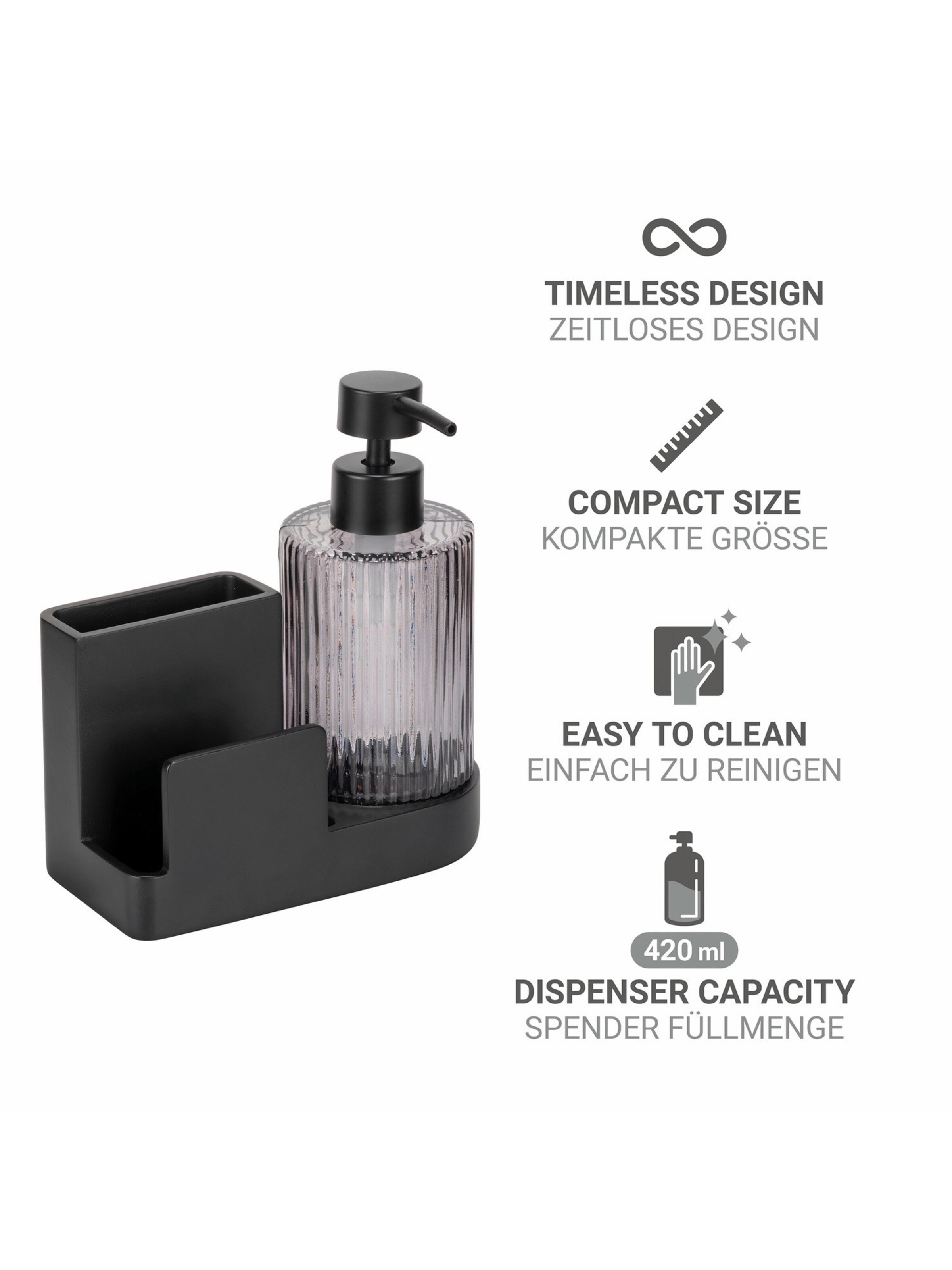 Wenko Household helper 'Pina' in Black