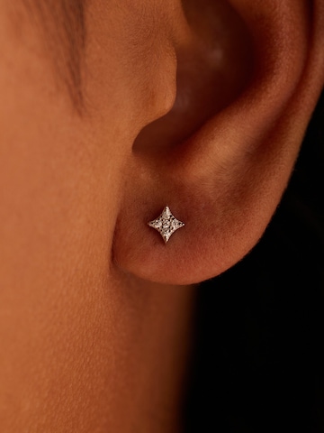 Boucles d'oreilles 'Stern' Lucardi en argent