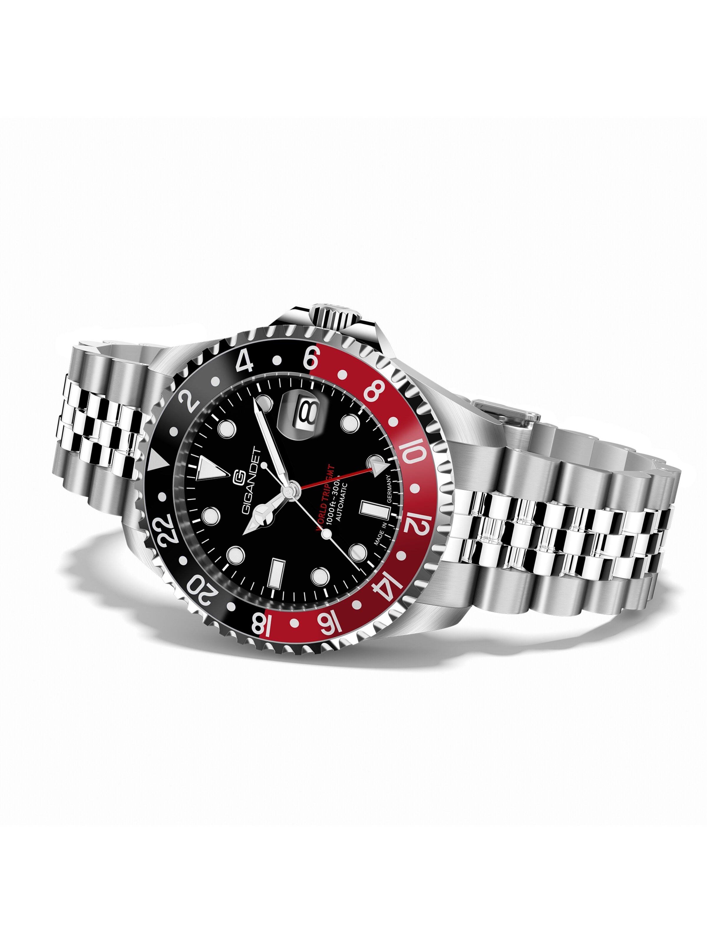 Gigandet - Relógios analógicos 'WORLD TRIP GMT' em preto