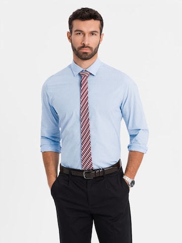 Ombre Regular fit Button Up Shirt in Blue: front