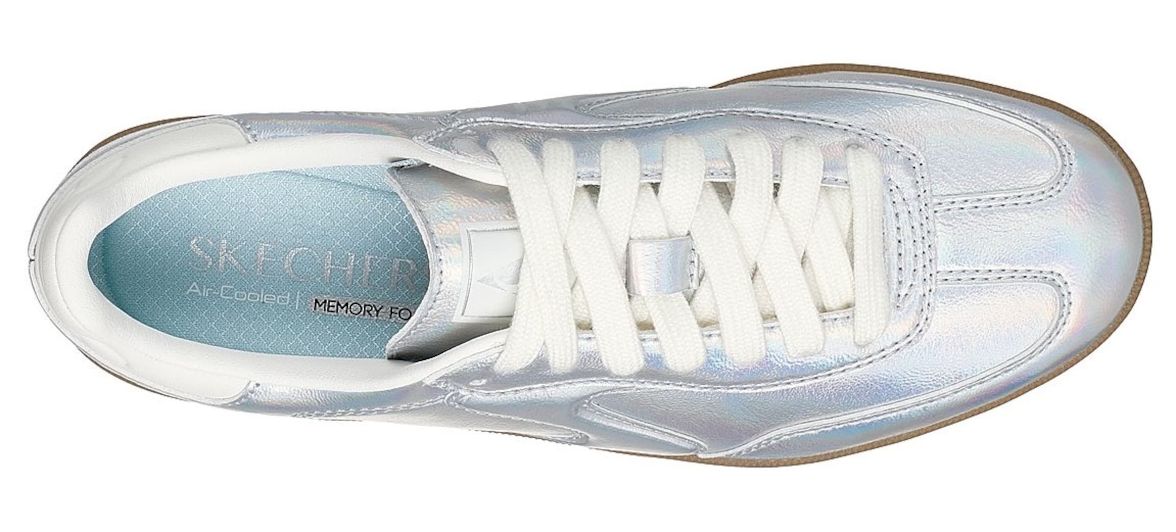 SKECHERS Sneakers laag in Zilver