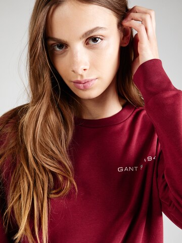 Sweat-shirt GANT en rouge