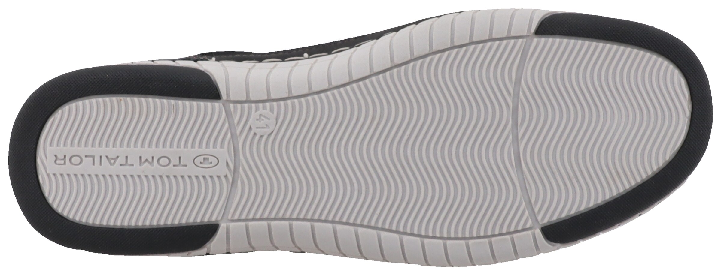 TOM TAILOR Sneakers in Black