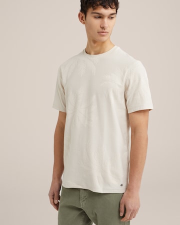 T-Shirt WE Fashion en beige : devant