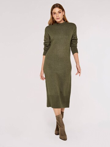 Apricot Knitted dress in Green
