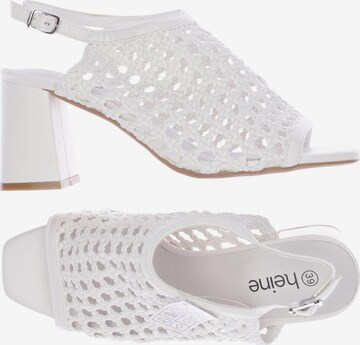 heine Sandals & High-Heeled Sandals in 39 in White: front