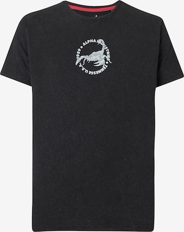 ALPHA INDUSTRIES Koszulka 'Scorpion' w kolorze czarny: przód