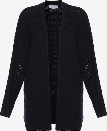 BLONDA Knit Cardigan in Black: front