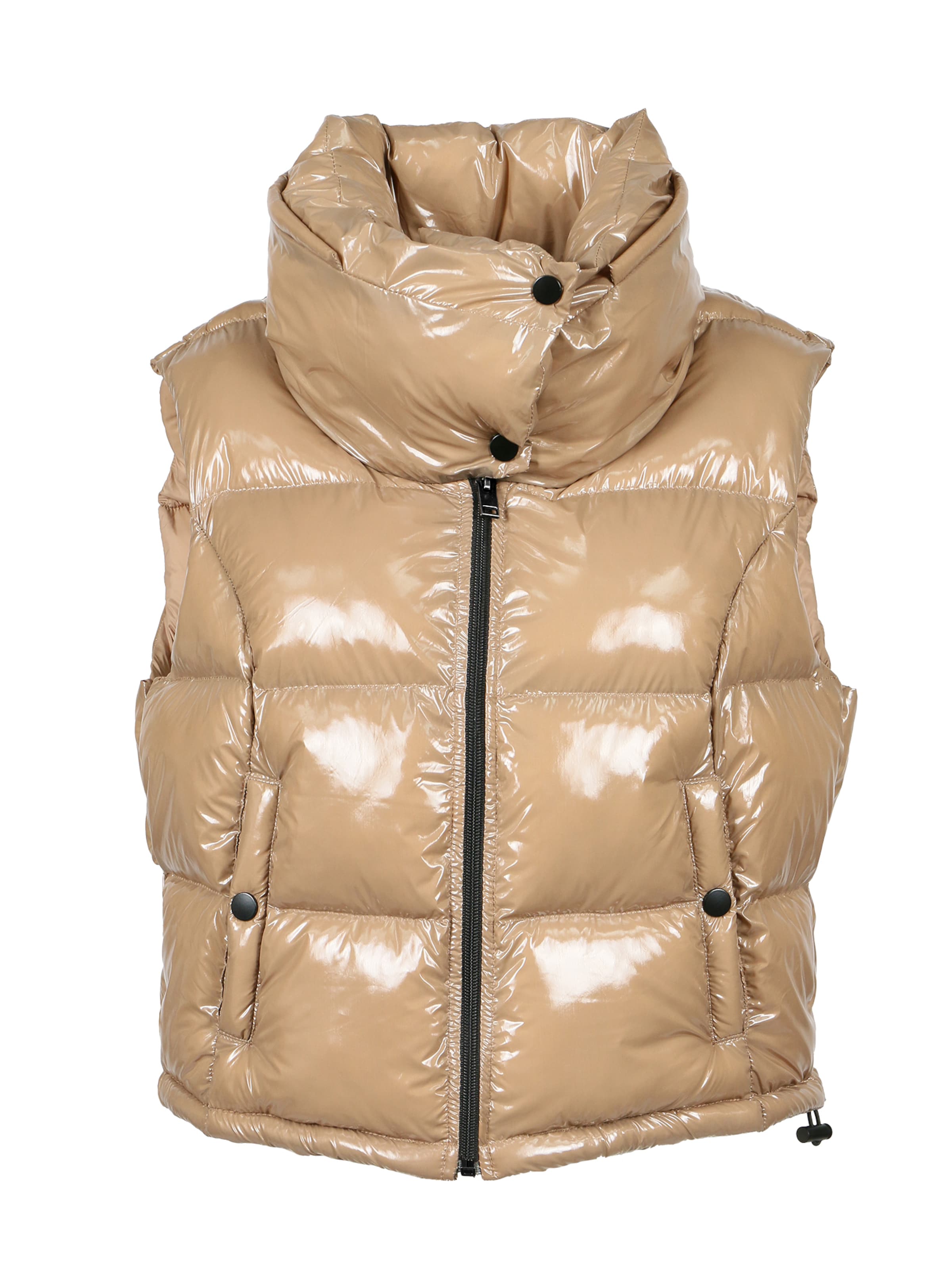 FREAKY NATION Vest i beige: forside